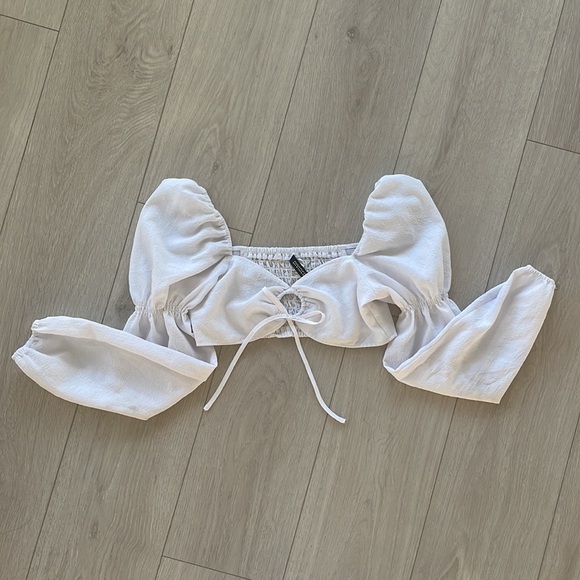 Cute off the shoulder crop top - Picture 3 of 4